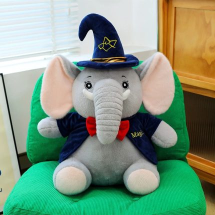 Magical Flying Elephant Plush Toy - Lying Elephant Pillow Stuffed Animal Kids Birthday Gift